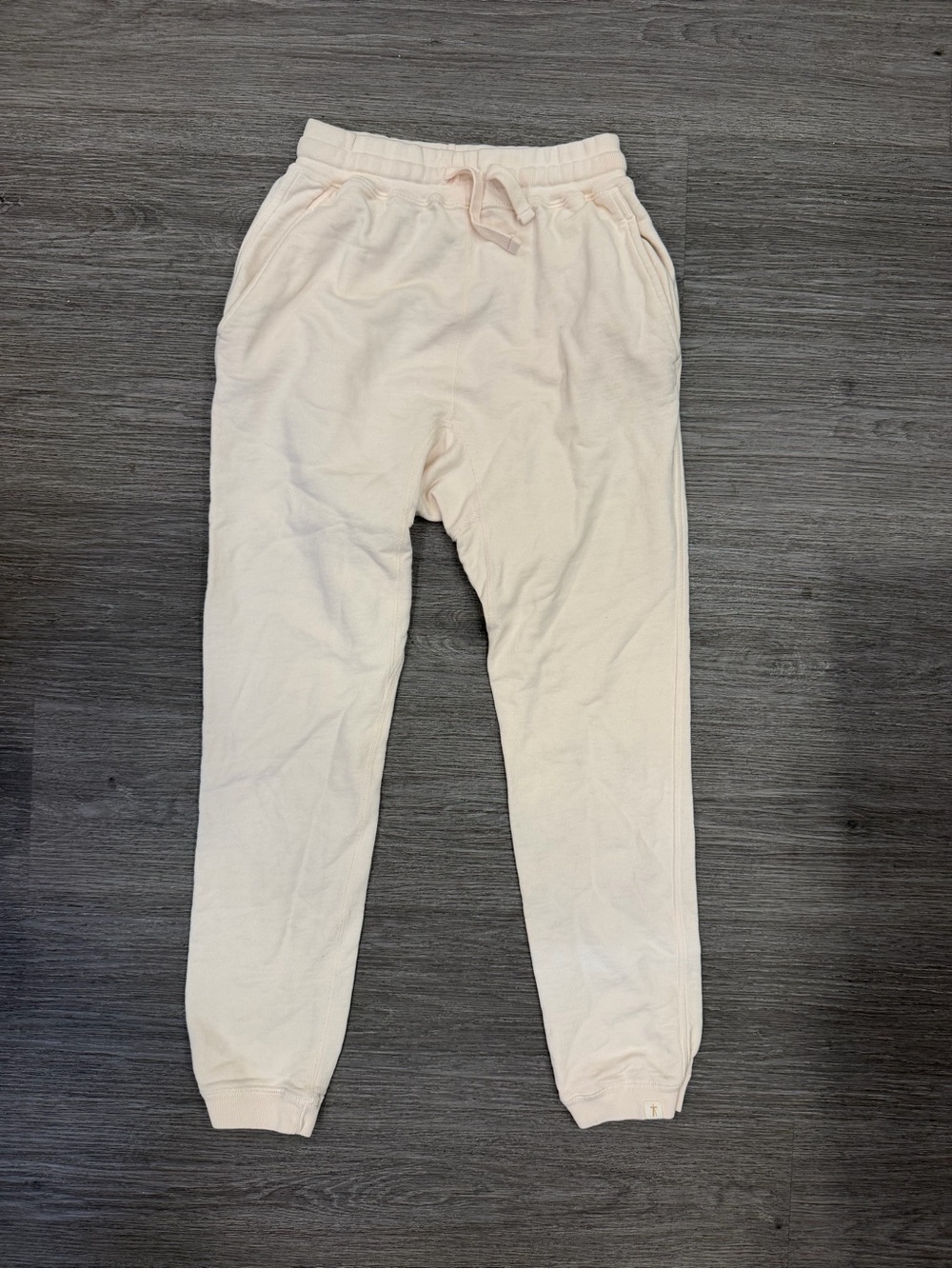 Tkees Kids Neutral Cream Jogger Pants Size 13/14